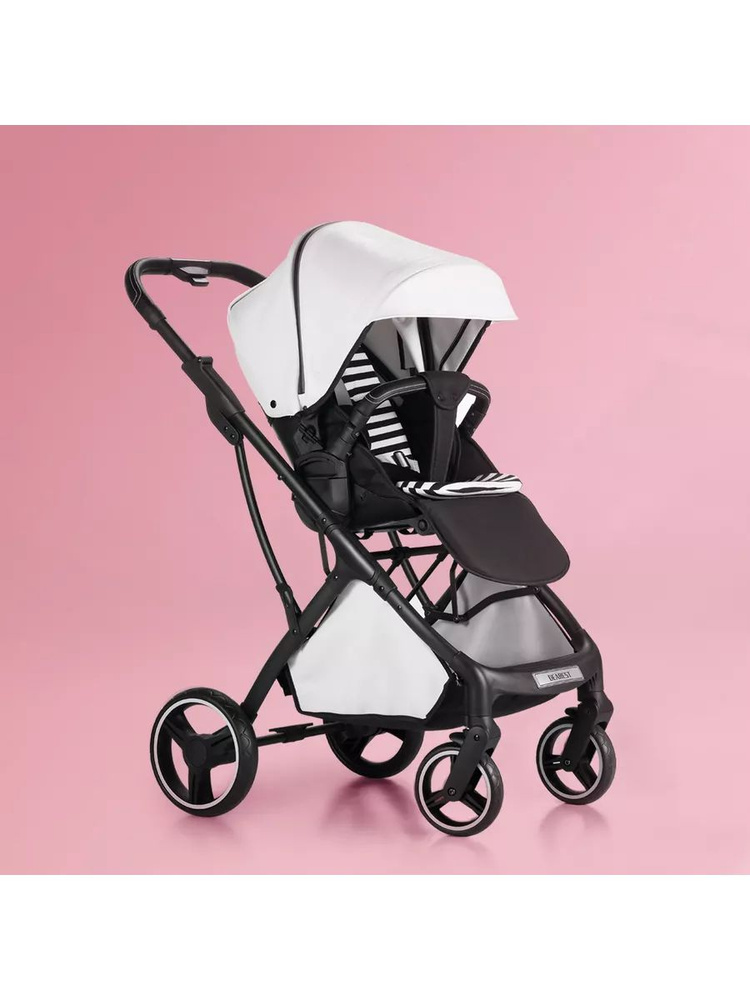 Коляска Four Seasons Stroller белая кожа #1