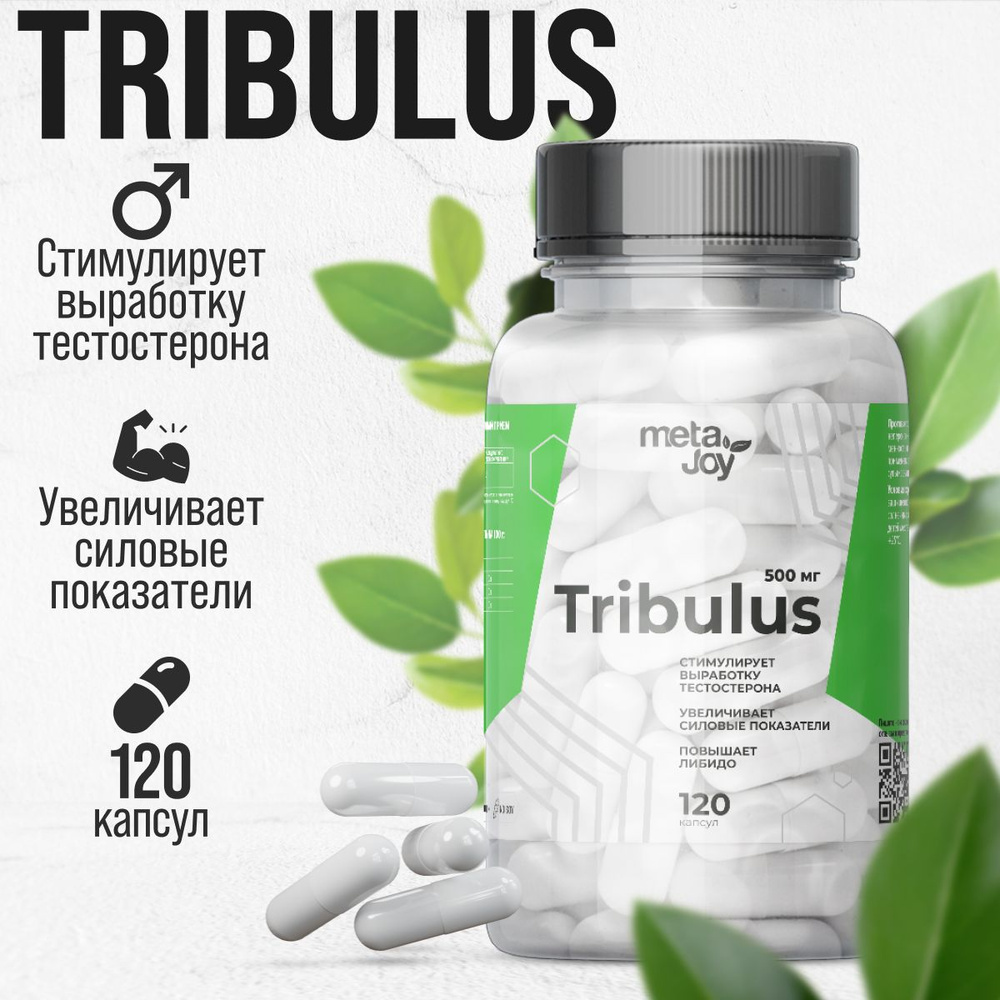 metaJoy tribulus, трибулус, бустер тестостерона, либидо, спортивное  питание, для роста мышц, 120 капсул - купить с доставкой по выгодным ценам  в интернет-магазине OZON (1335415319)