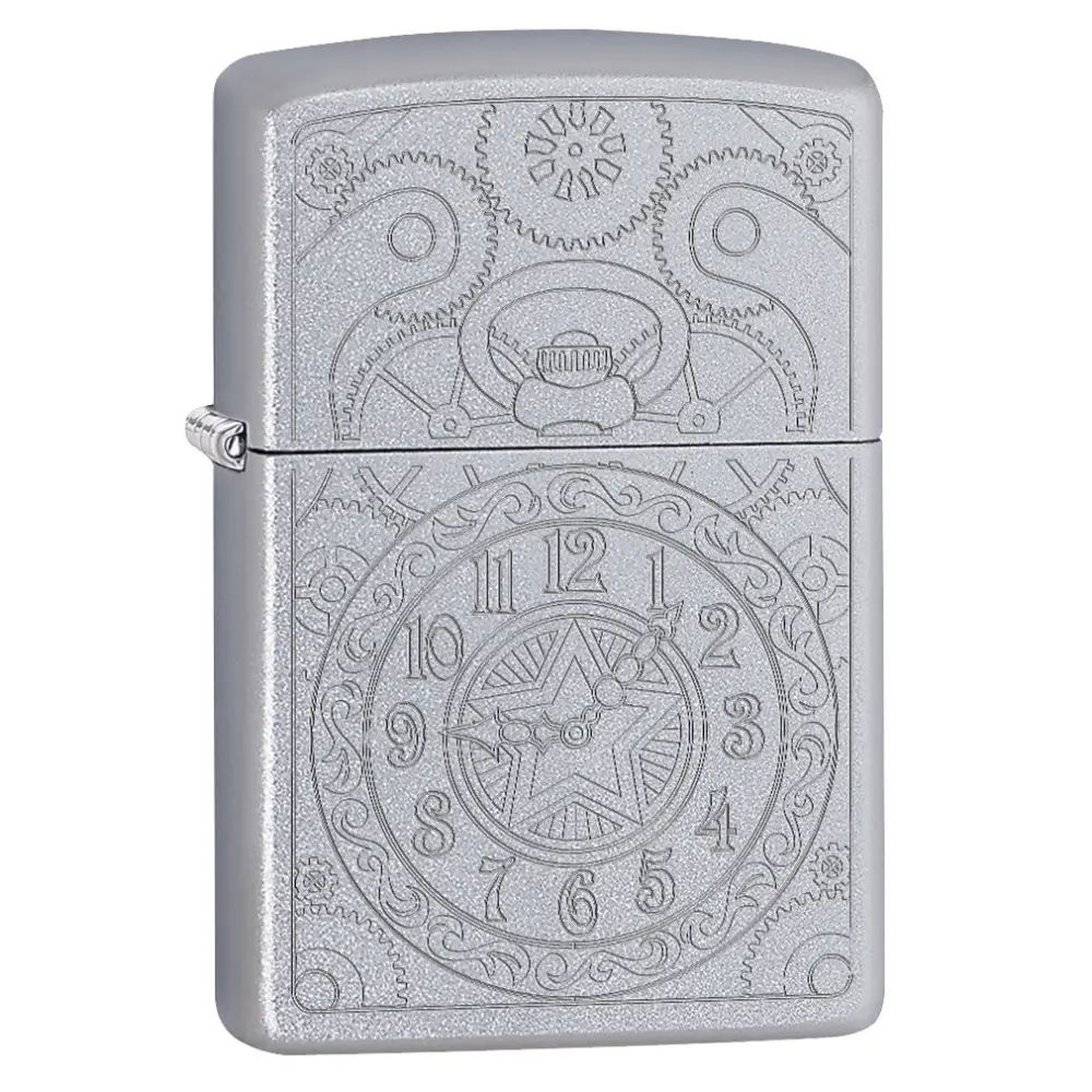 Зажигалка ZIPPO 29699 с Покрытием Satin Chrome Зиппо MADE IN USA серебристая  #1