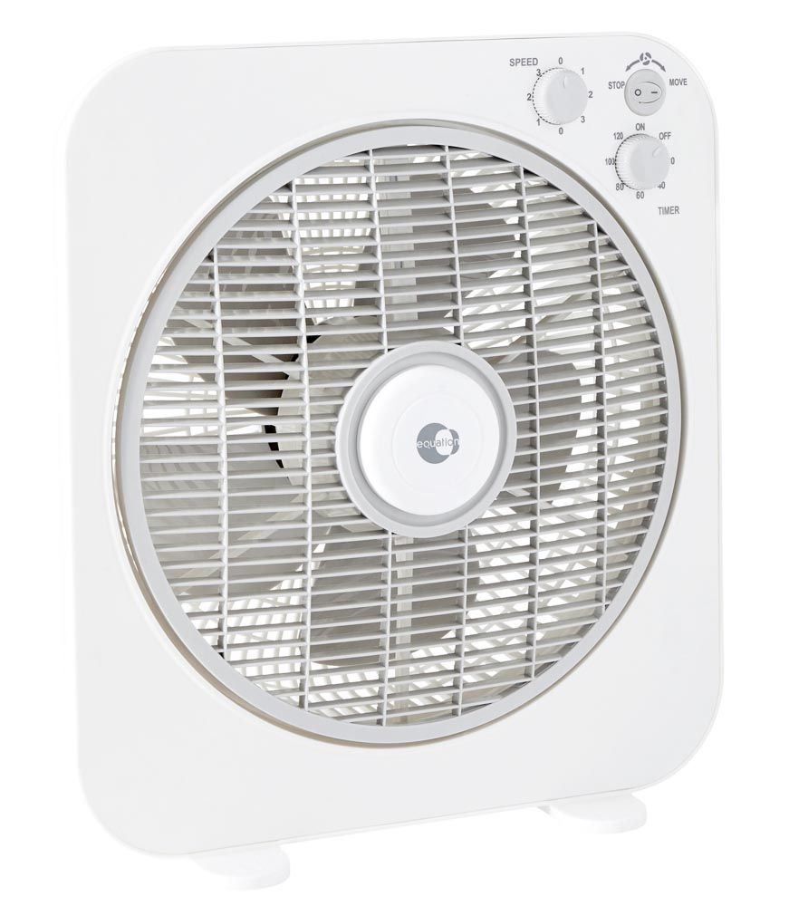 EQUATION Бокс вентилятор настольный белый 40Вт / EQUATION Box ...