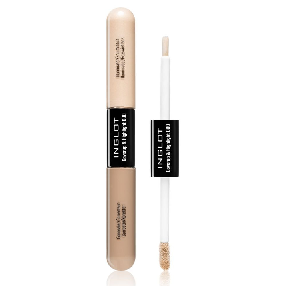 INGLOT Консилер и хайлайтер 2в1 COVERUP&HIGHLIGHT DUO CONCEALER AND ...