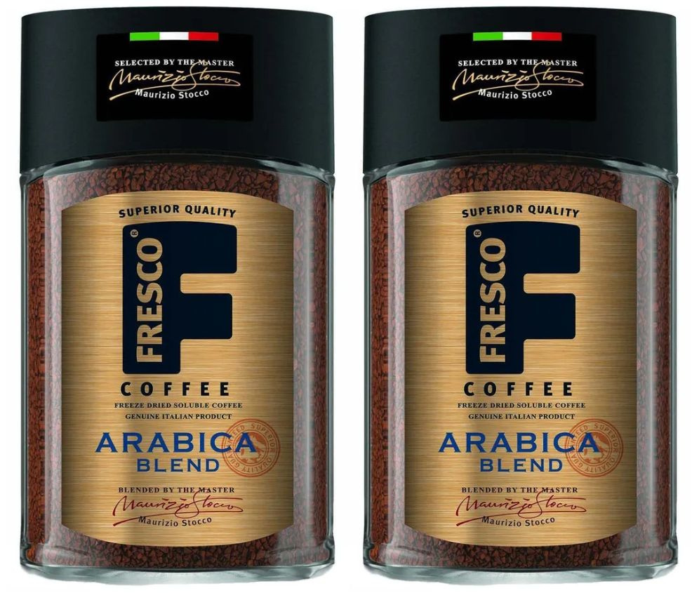 Кофе растворимый Fresco Arabica Blend, 100 гр в ст/б - 2 банки #1