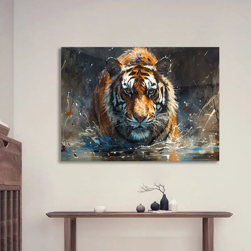 Картина на стену Тигр, 50х70 см. #1