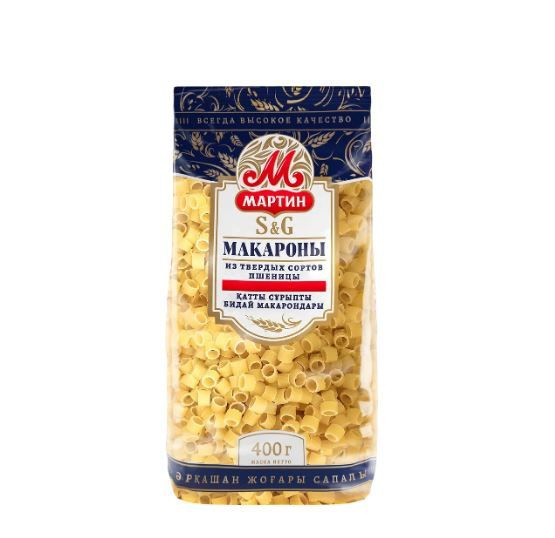 Макароны из твердых сортов пшеницы Мартин колечки 400 г - купить с ...