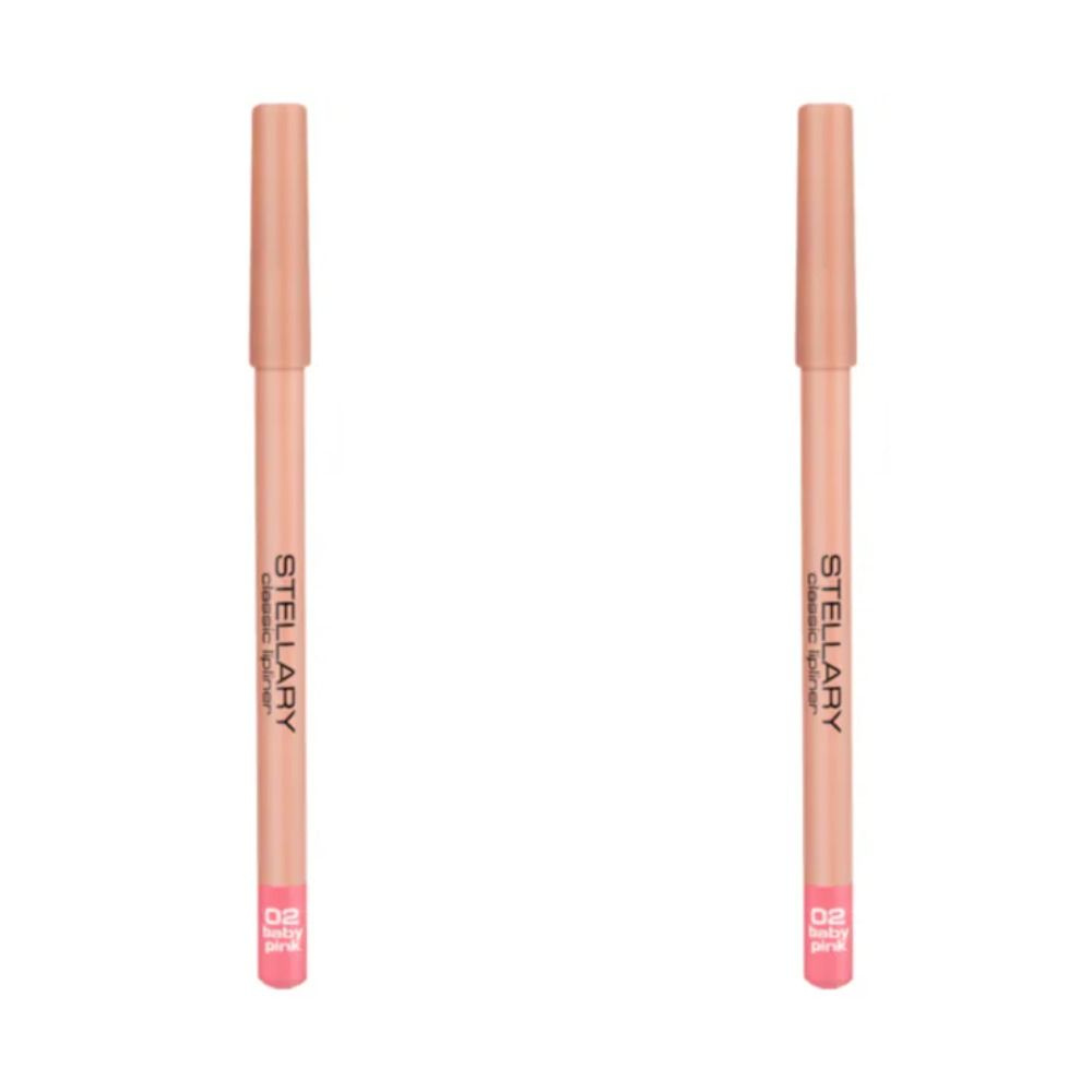 Stellary Карандаш для губ Classic Lipliner тон 02, 1,35 г, 2 шт #1