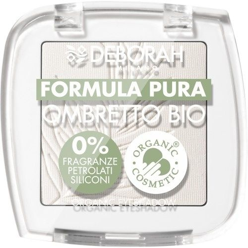 Тени для век DEBORAH Formula pura ombretto bio, тон 01 белый, 2,5 г (MFV000523) #1