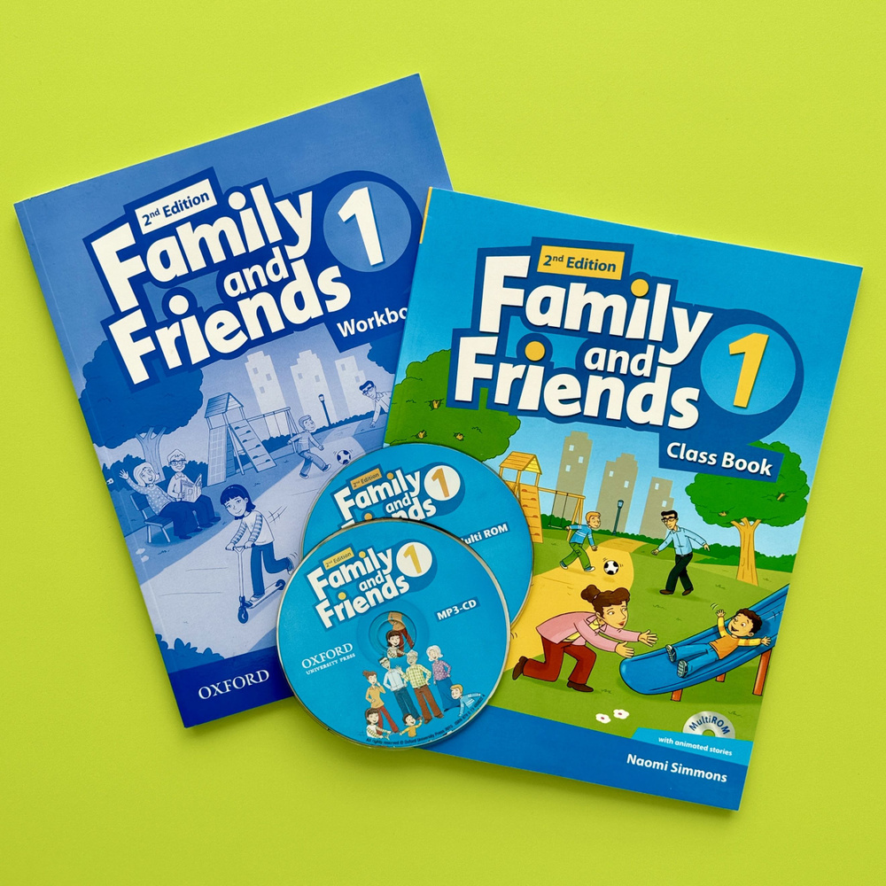Комплект Family and friends 1: Class book and Workbook (учебник ...