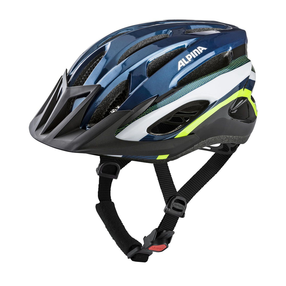 Велошлем Alpina Mtb 17 Darkblue-Neon Gloss (См:58-61) #1