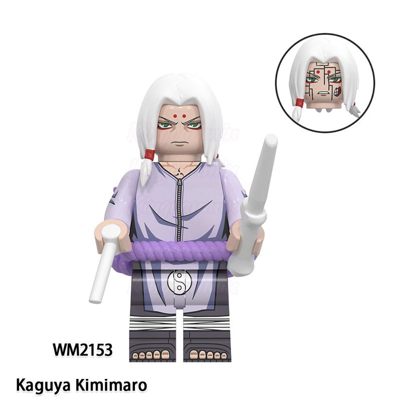 фигурок Конструктор Миницигулы , аниме Наруто (Naruto)(4.5см, пакет)-Kaguya Kimimaro-WM2153  #1