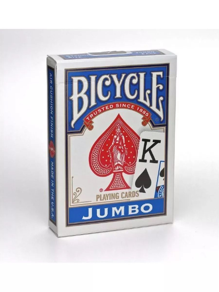 Bicycle Jumbo игральные карты синяя коробка #1