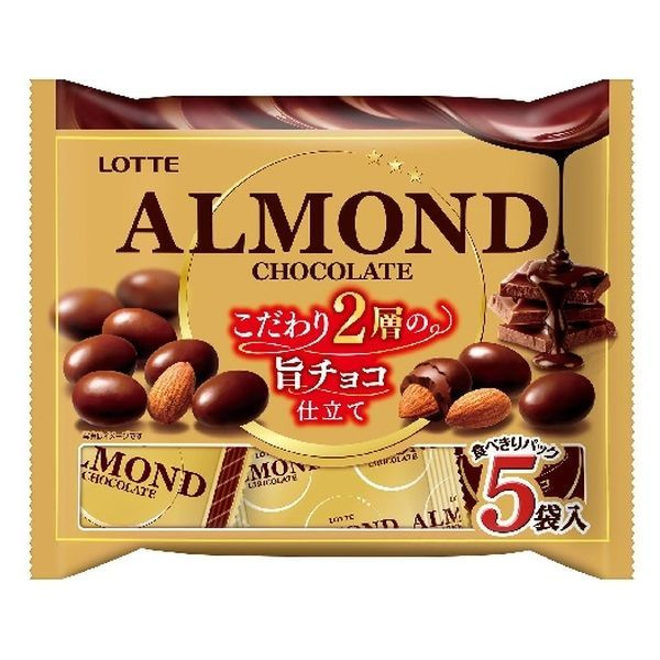 Almond chocolate BITTER, 97 г, LOTTE Япония #1