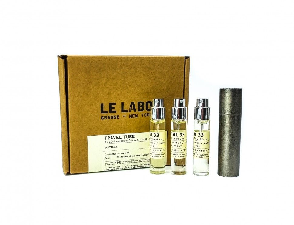 Набор парфюмерный 3x10 ml Le Labo Travel Tube Santal 33 купить на