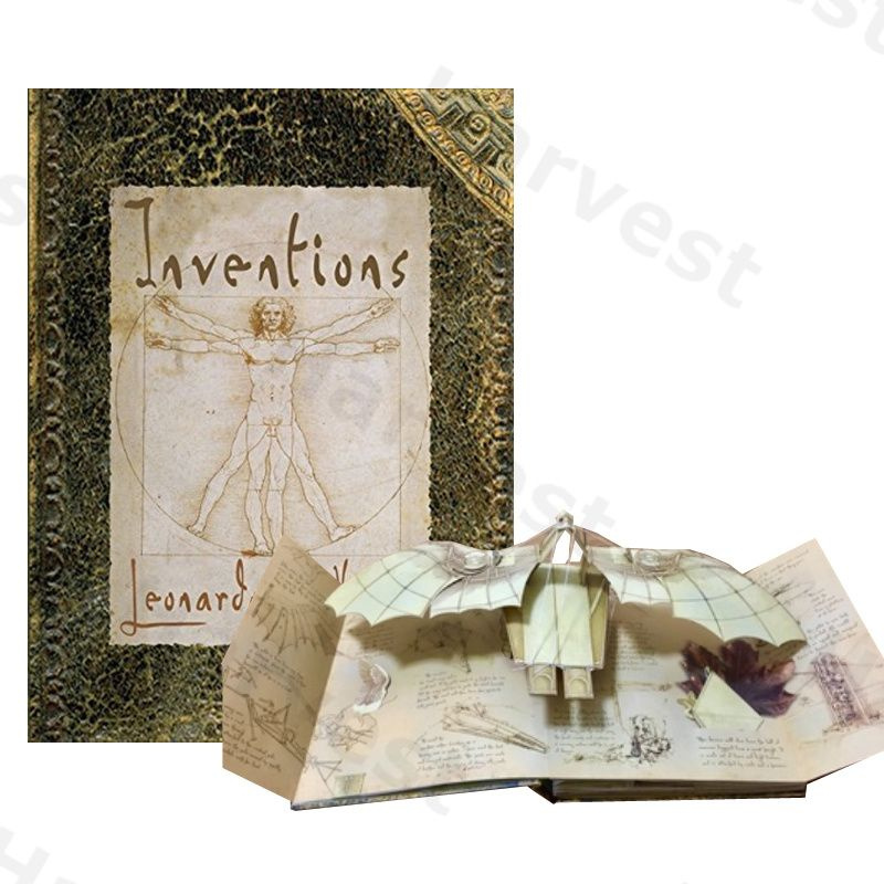 Леонардо да Винчи, Трехмерная книга, оригинальная английская версия в ...