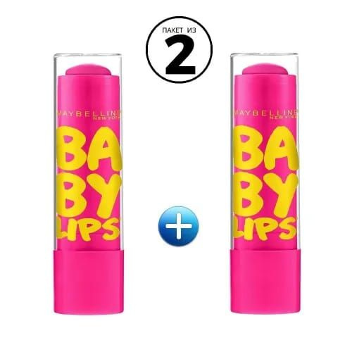 MAYBELLINE NEW YORK - Бальзам для губ Baby Lips Pink Punch, 2 шт. #1