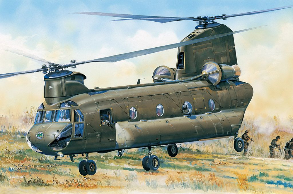 81773 Вертолет CH-47D CHINOOK - 1/48 #1