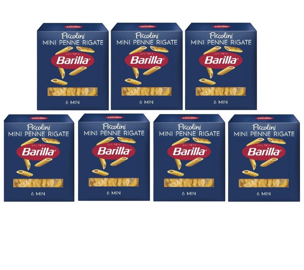 7шт Перья Barilla Piccolini Mini Penne Rigate n.66 450г #1