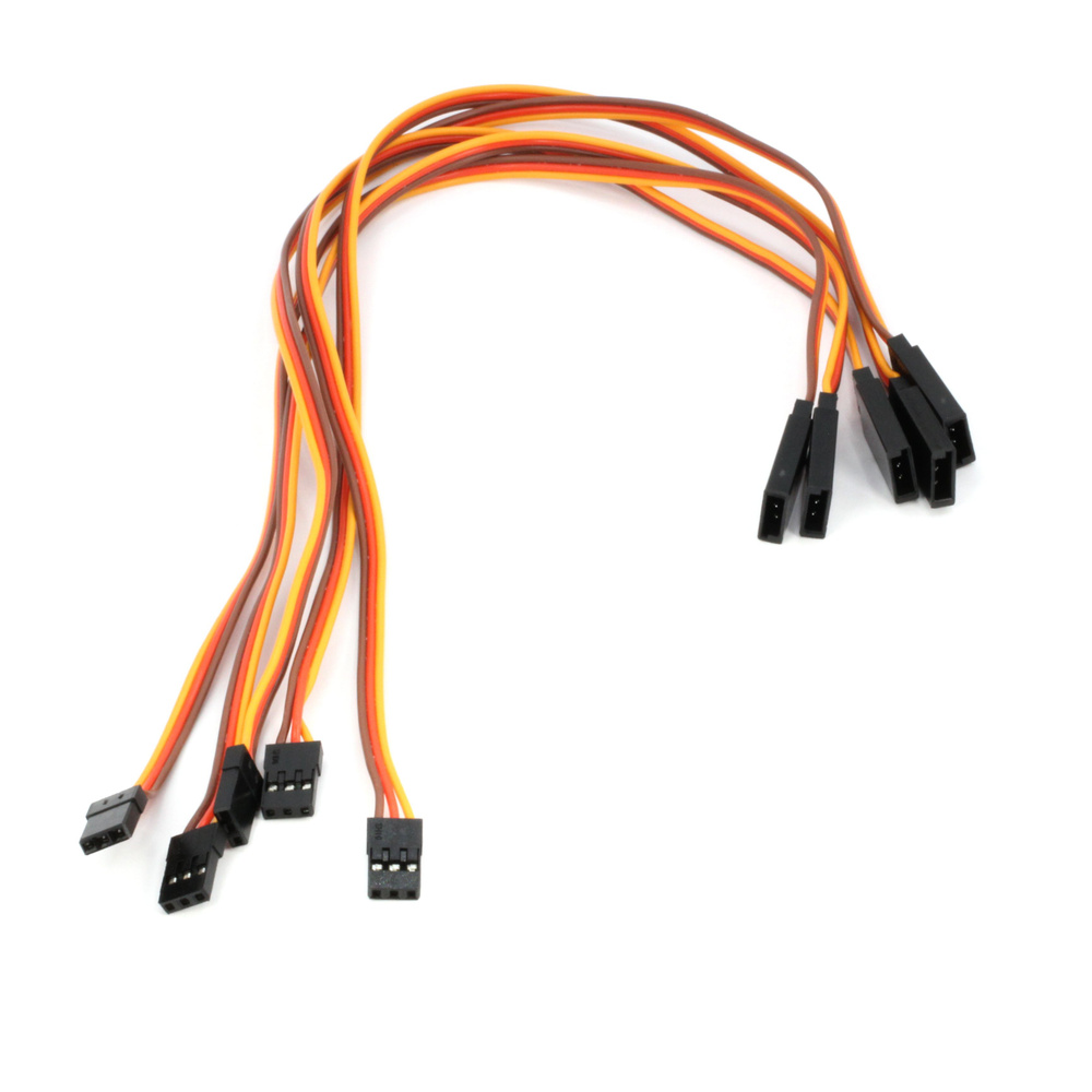 JR кабель / Futaba JR / Удлинитель сервопривода 30см. (5шт.) купить на ...