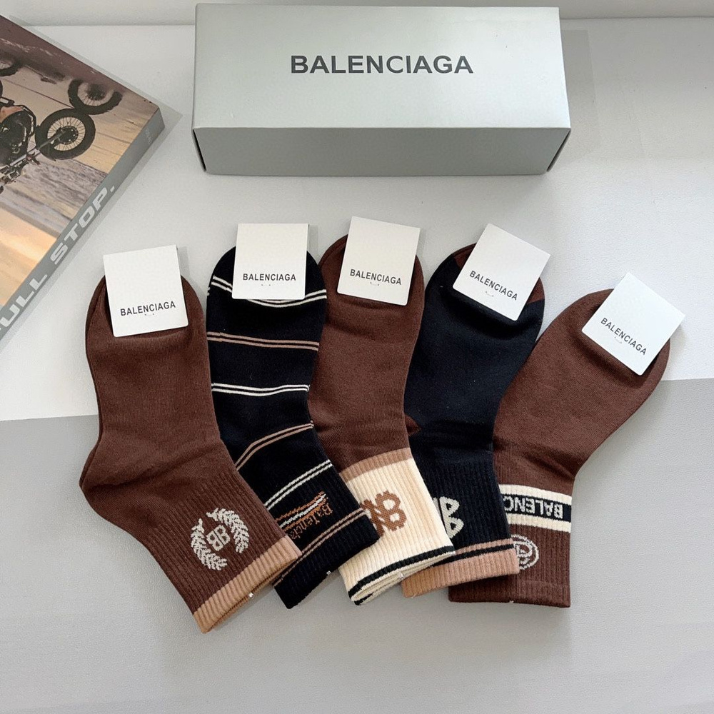 Комплект носков Balenciaga, 5 пар #1