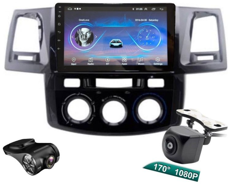 Магнитола VV1 Toyota Fortuner/Hilux Android 2005-2013 2/32Гб тойота фортунер/Андройд 13  #1