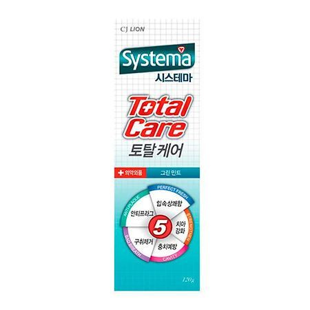 LION Зубная паста Systema Total Care, с зеленой мятой, 120 гр #1