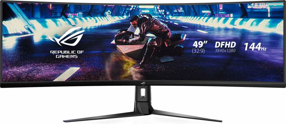 ASUS 49" Монитор XG49VQ, черный купить на OZON по низкой цене (1801606120)