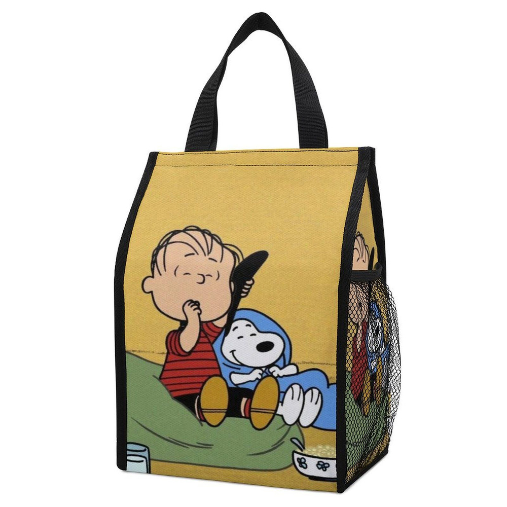 Snoopy Изолированный пакет для доставки еды, утолщенный и большой емкости, многослойный дизайн, складной #1