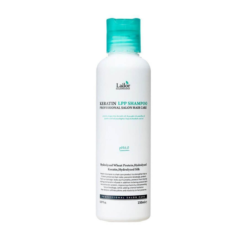 La'dor Шампунь для волос бессульфатный с кератином Keratin LPP Shampoo 150ml  #1