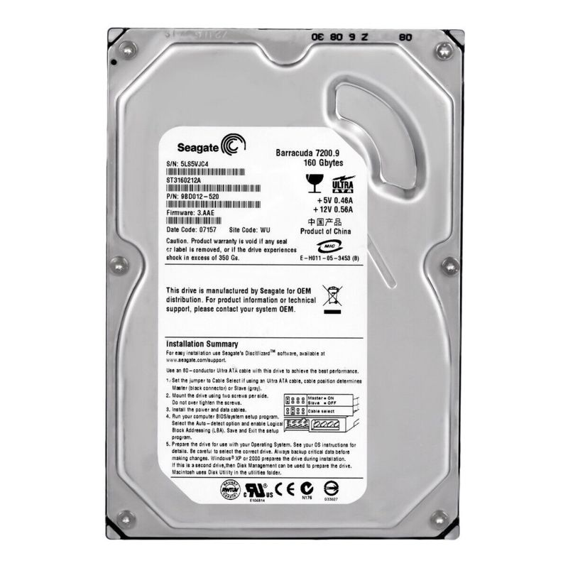 Seagate 160 ГБ Внутренний жесткий диск (9BD012)  #1