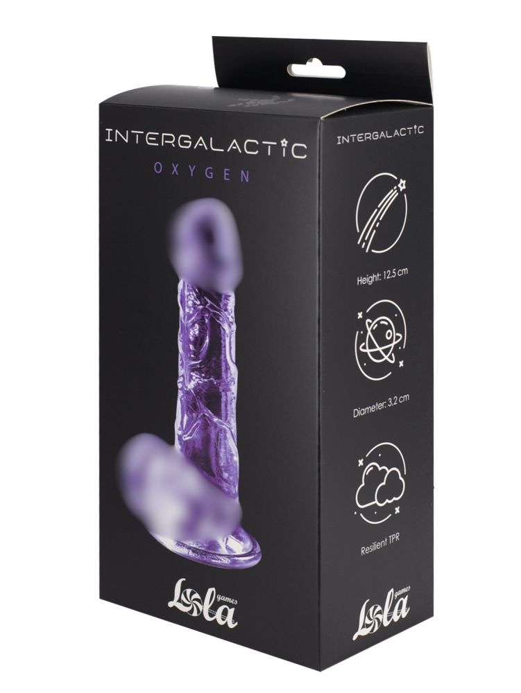 Прозрачный дилдо INTERGALACTIC OXYGEN PURPLE 7084-02LOLA #1