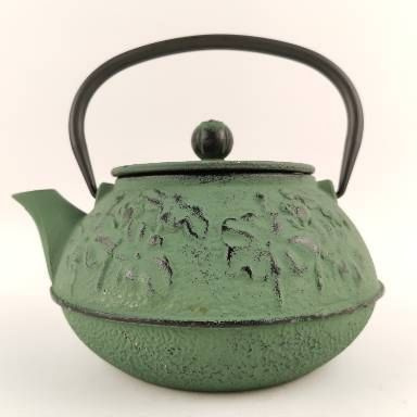 Чайник заварочный чугунный 900мл зеленый купить на OZON по низкой цене ...
