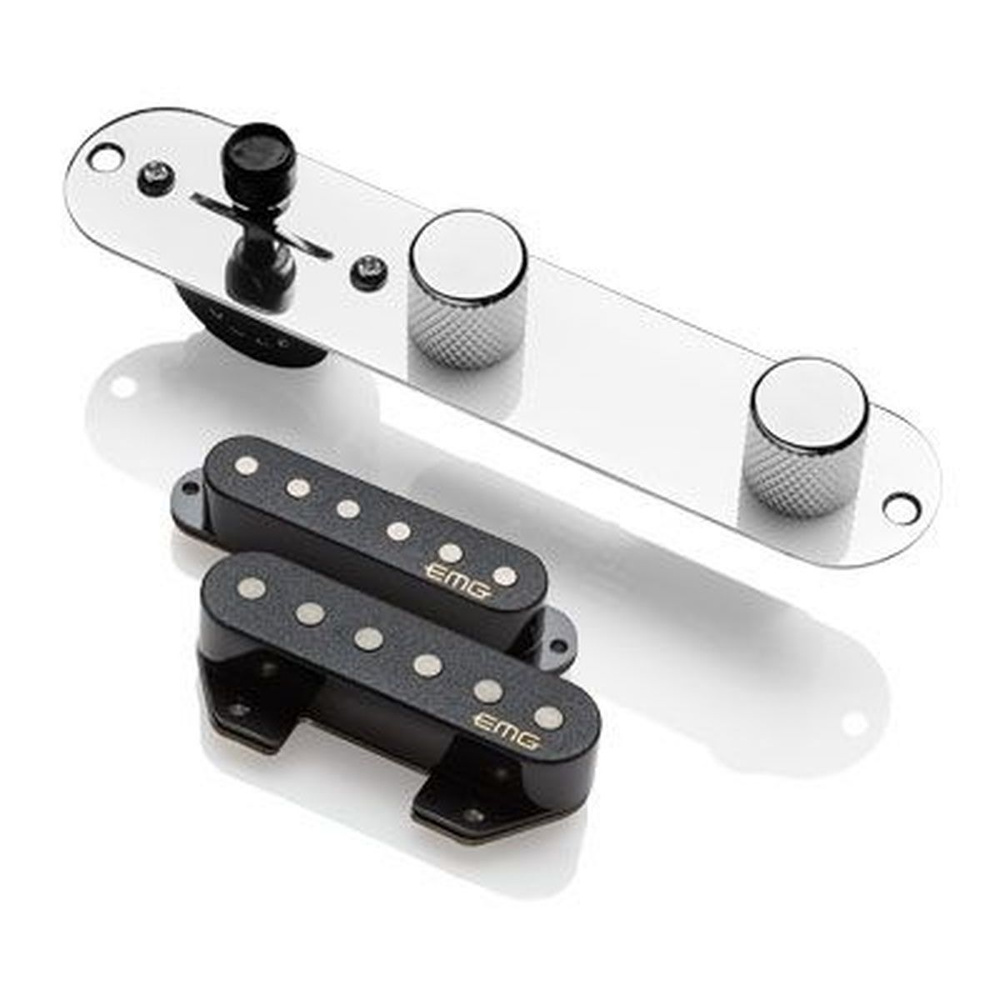 Комплект звукоснимателей ss с темброблоком для telecaster emg 6402.00 t52 system, черный  #1