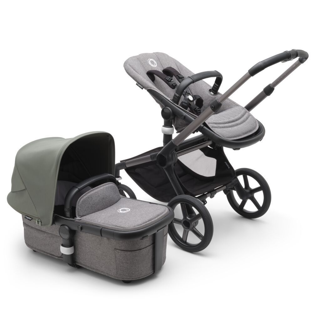 Коляска 2в1 Bugaboo Fox 5 Graphite/Grey Melange #1