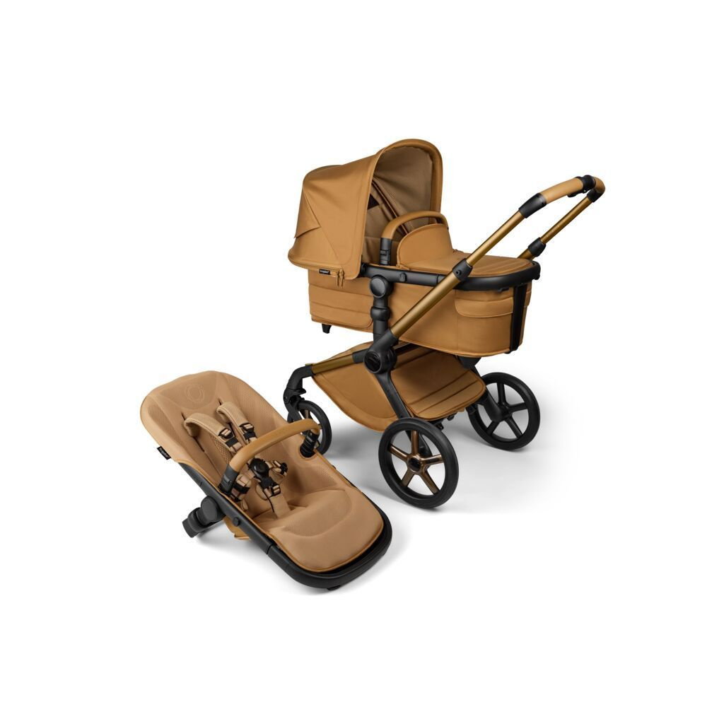 Коляска 2в1 Bugaboo Fox 5 complete Noir Limited Edition AMBER GLOW #1