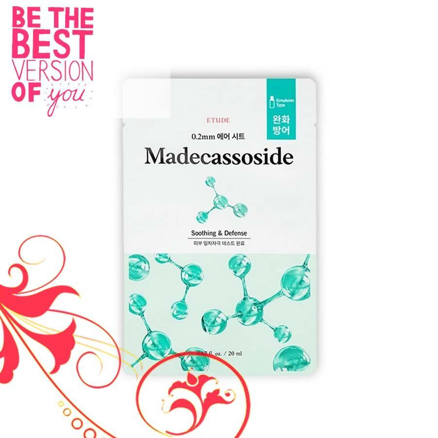 Etude Тканевая маска для лица с экстрактом мадекассосида / 0.2 Therapy Air Mask Madecassoside, 20 мл #1