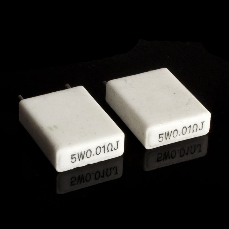 Неиндуктивный керамический цементный резистор 0.01 Ом - 5 Вт. - 1 шт ...