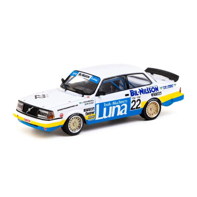 PRX 1/43 Volvo 244 Police Suédoise 1978 - Modèle Diecast PremiumX