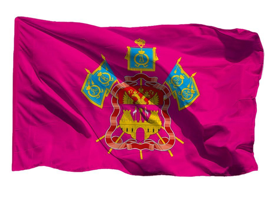 Флаг кубанских казаков - Кубанское войсковое казачье общество 70х105 см на сетке для уличного флагштока #1