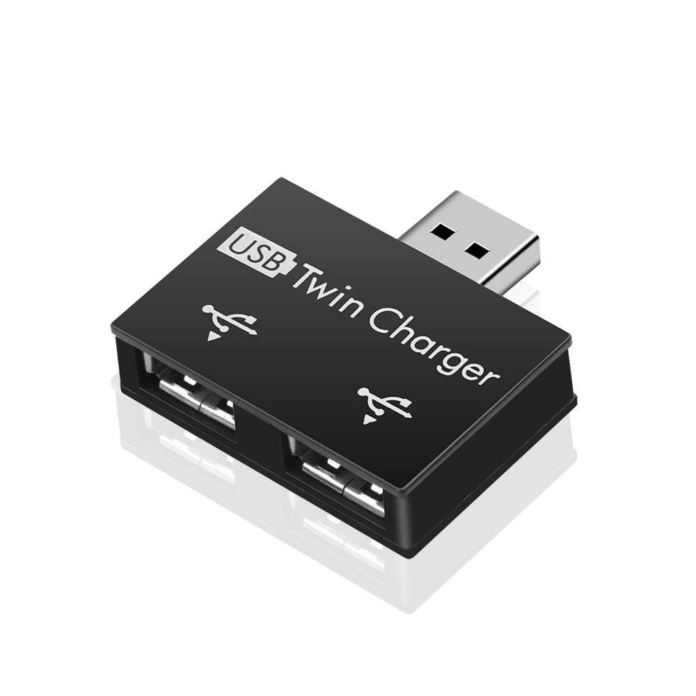 USB-концентратор USB 2.0 разветвитель 1 штекер на 2 гнезда USB-концентратор адаптер для портативных ПК #1
