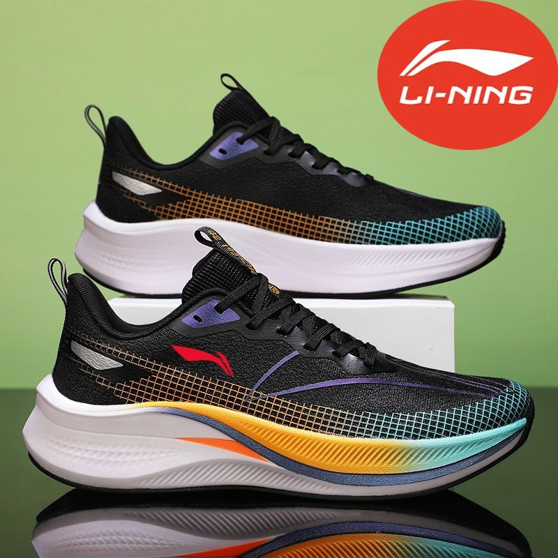 Кроссовки LI-NING Мужские беговые кроссовки Big Jedi Shadow 3/Flying Shadow PB4 Carbon/Dragon Sparrow #1