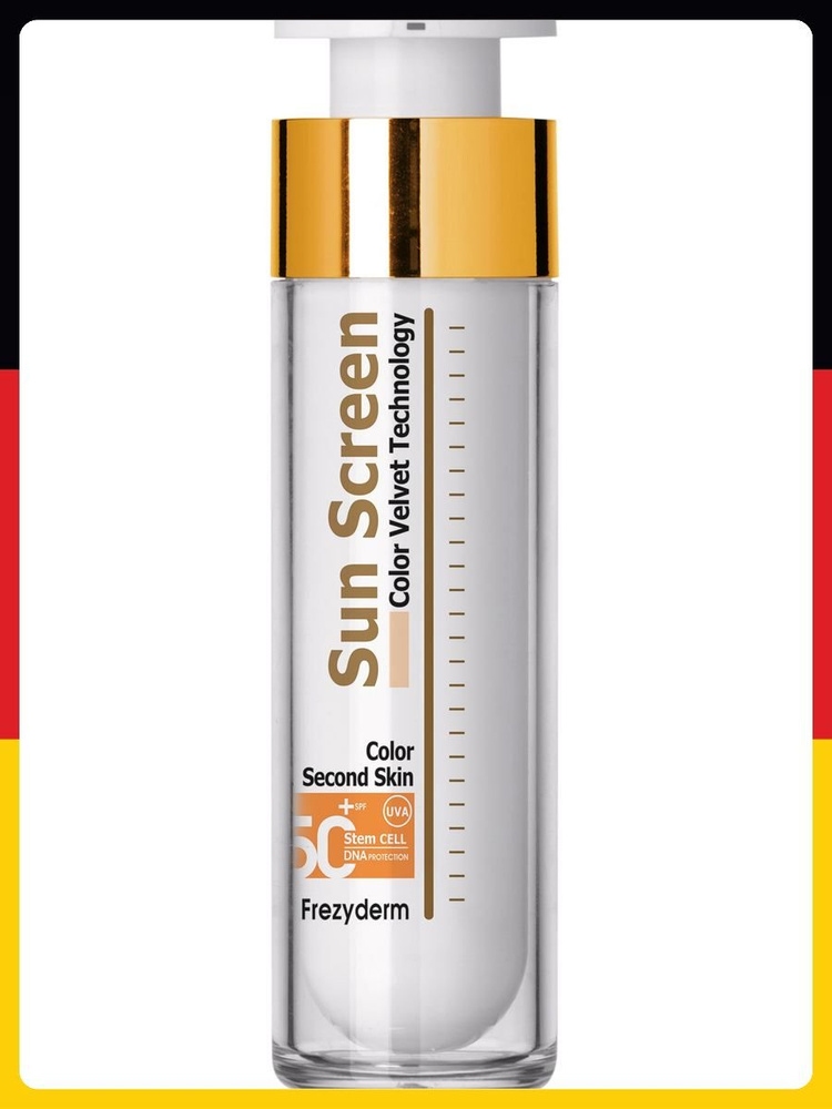 Средство солнцезащитное FrezyDerm Sun Screen Color Velvet Face SPF50+ 50 ml #1