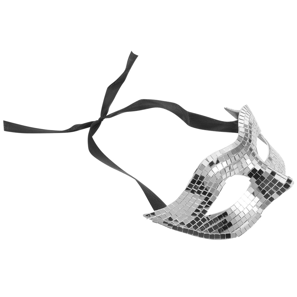 Маска Зеркальная, Из Pvc, Для Танцевального Мероприятия, 1 Штука #1
