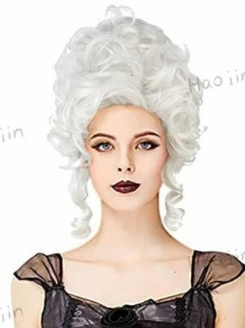 18 век барокко Мария Антуанетта парик женский взрослый аксессуар для