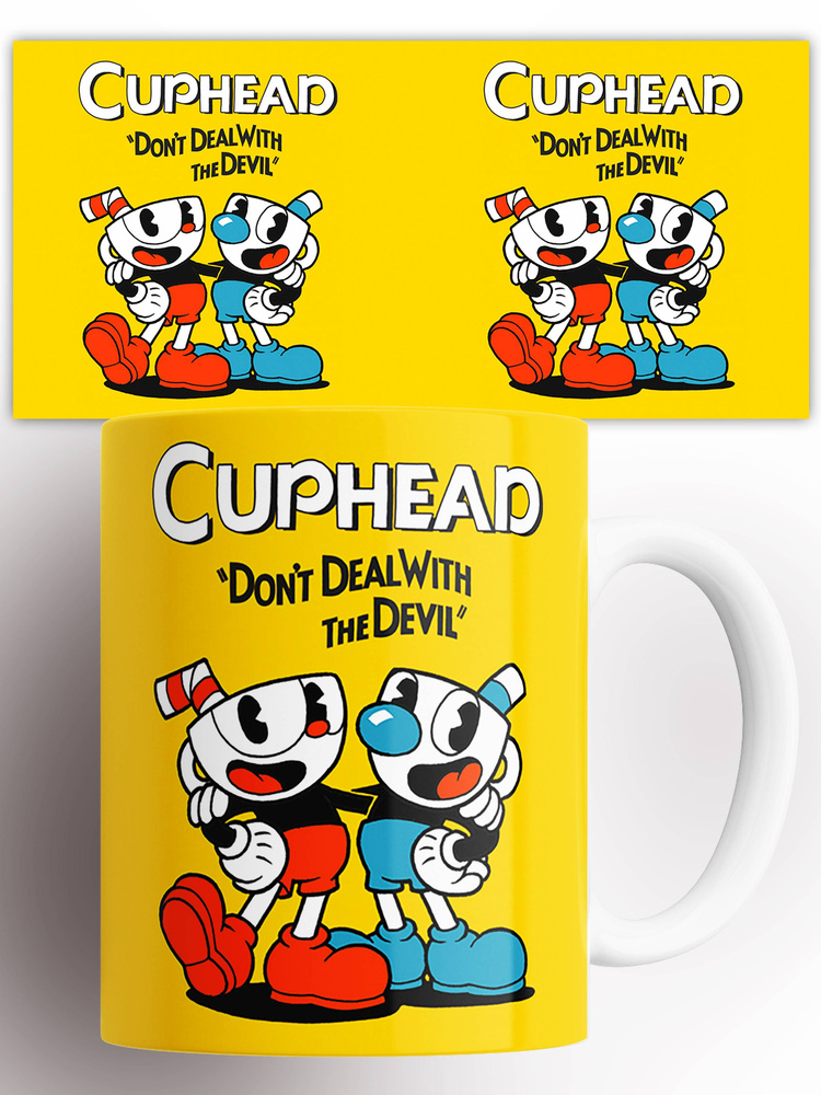 Кружка Капхед Cuphead Голова-чашка 330 мл #1