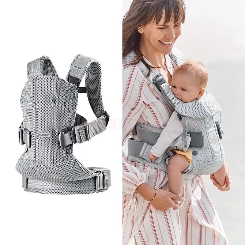 Слинг-эргорюкзак BabyBjorn One Air 3D Mesh для переноски ребенка с рождения и до 3 лет, 4 положения, #1