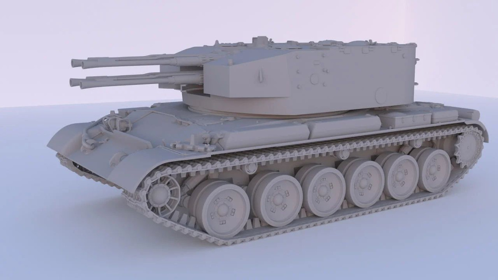 Сборная модель ПВО Объект 143 Прут в масштабе - 1:144 #5172 #1