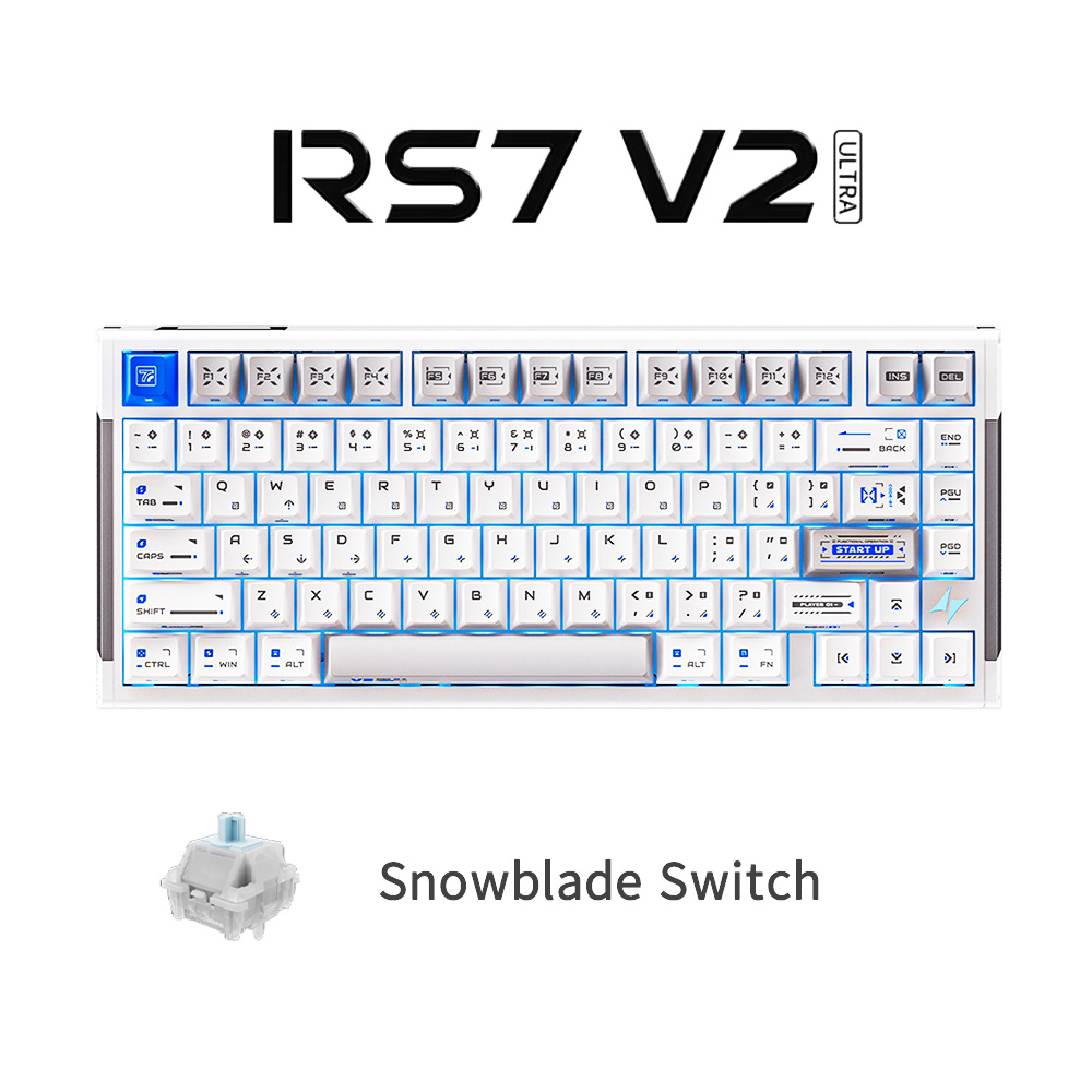 ATK Игровая клавиатура проводная ATK RS7 V2 Ultra Snowblade Switch