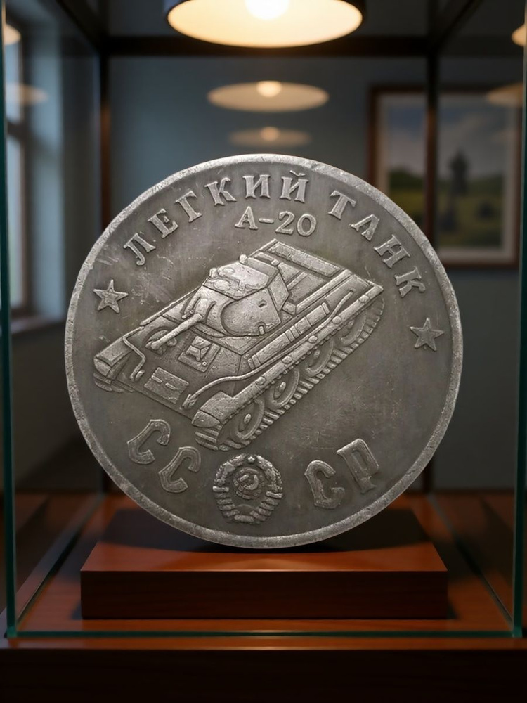 Монета 1945 Легкий Танк А-20 #1