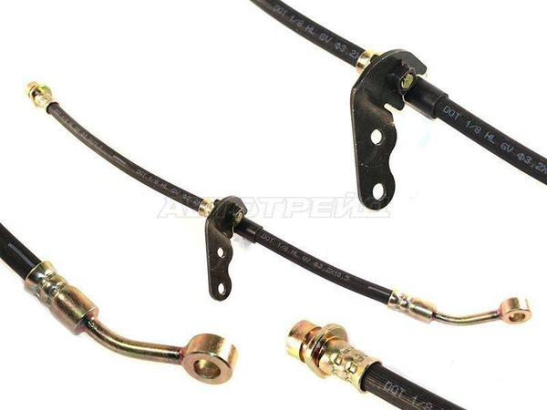 Шланг тормозной перед (Таиланд) HONDA CIVIC/FERIO MT/DOMANI/PARTNER/ISUZU JEMENI 94- RH L=455