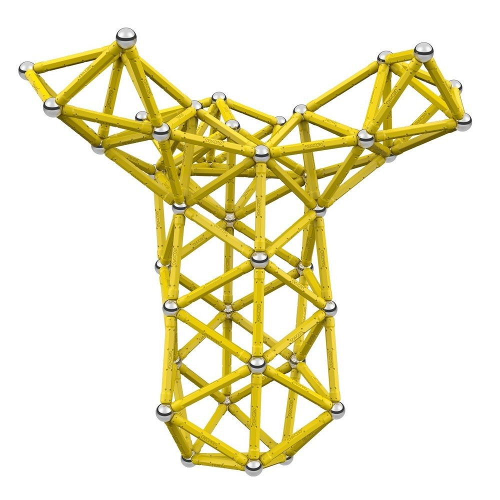 Пример собранной модели из конструктора Geomag Compact 192 детали