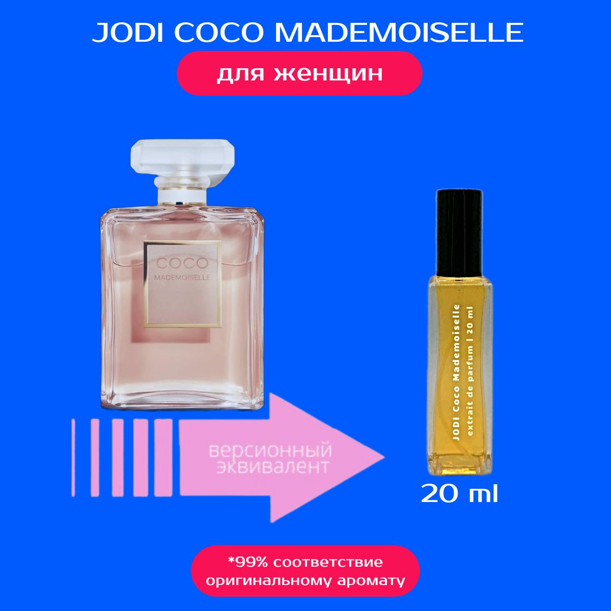 Женские духи JODI Coco Mademoiselle | 20 ml